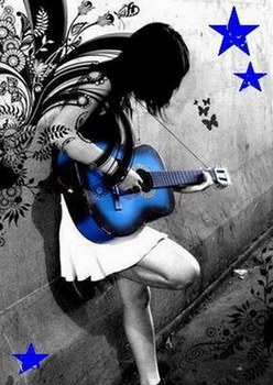 jolie guitarriste